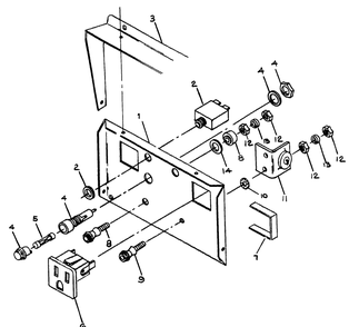 Control Panel No. 61795 Diagram and Parts List for 8750-1-G2450  Briggs and Stratton Generator